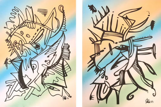 Equilibrio (Diptych)